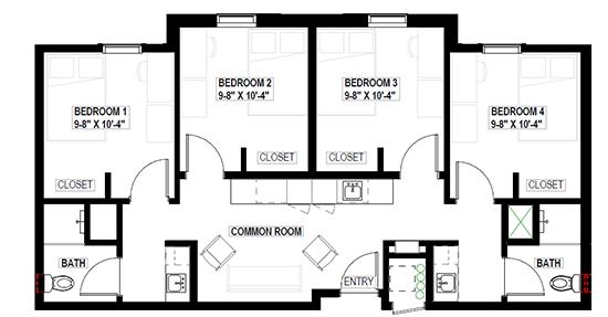 Mill Creek Four Bedroom Two Bath