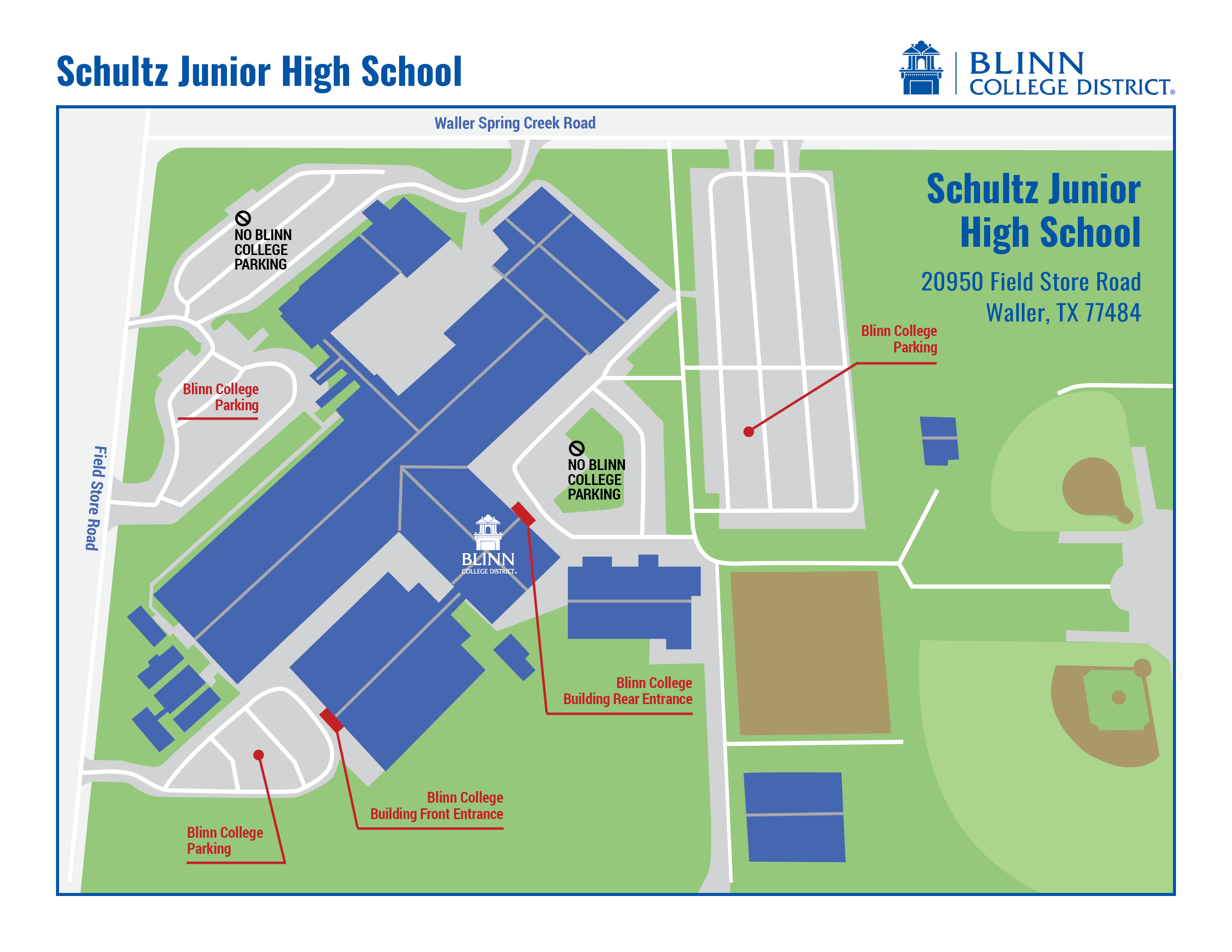 Map of Schultz Junior High School