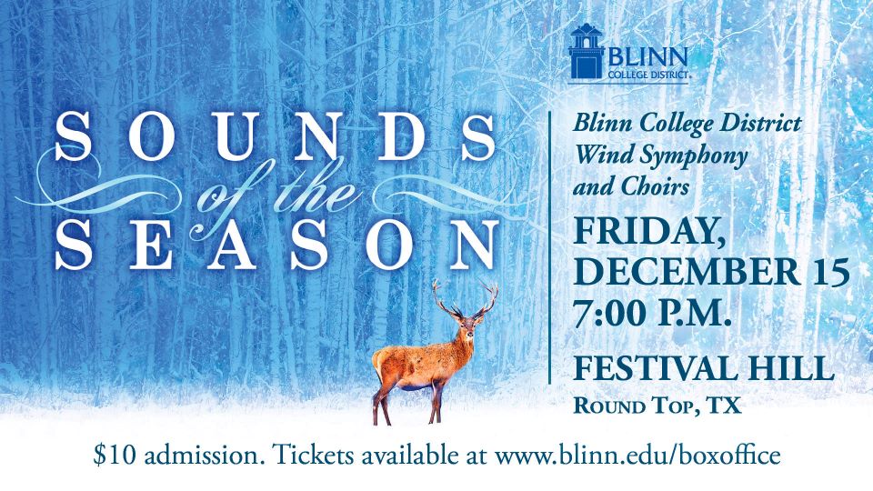 Recitals and concerts will highlight Blinn's talented students and faculty