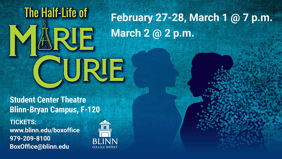 Performances run from Feb. 27-March 2 at the Blinn-Bryan Student Center