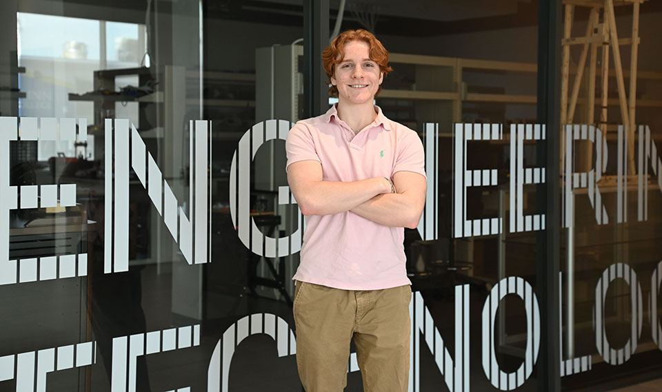 Jakeb Fincher is on track to complete his Bachelor of Science in electrical engineering through Texas A&M University-Texarkana at Texas A&M-RELLIS