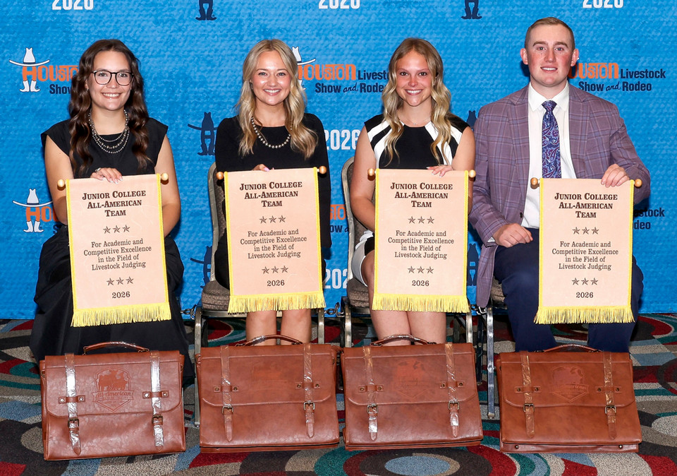 Gilfoil, Schram, West, Zimprich honored for academics, judging skill