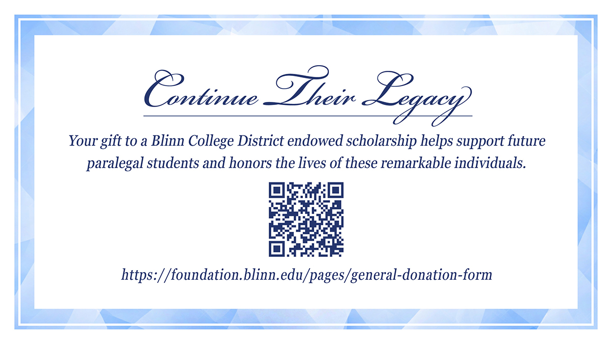 Paralegal Scholarships Donation Slide